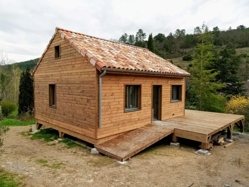 Maison à ossature bois à Saulce-sur-Rhône